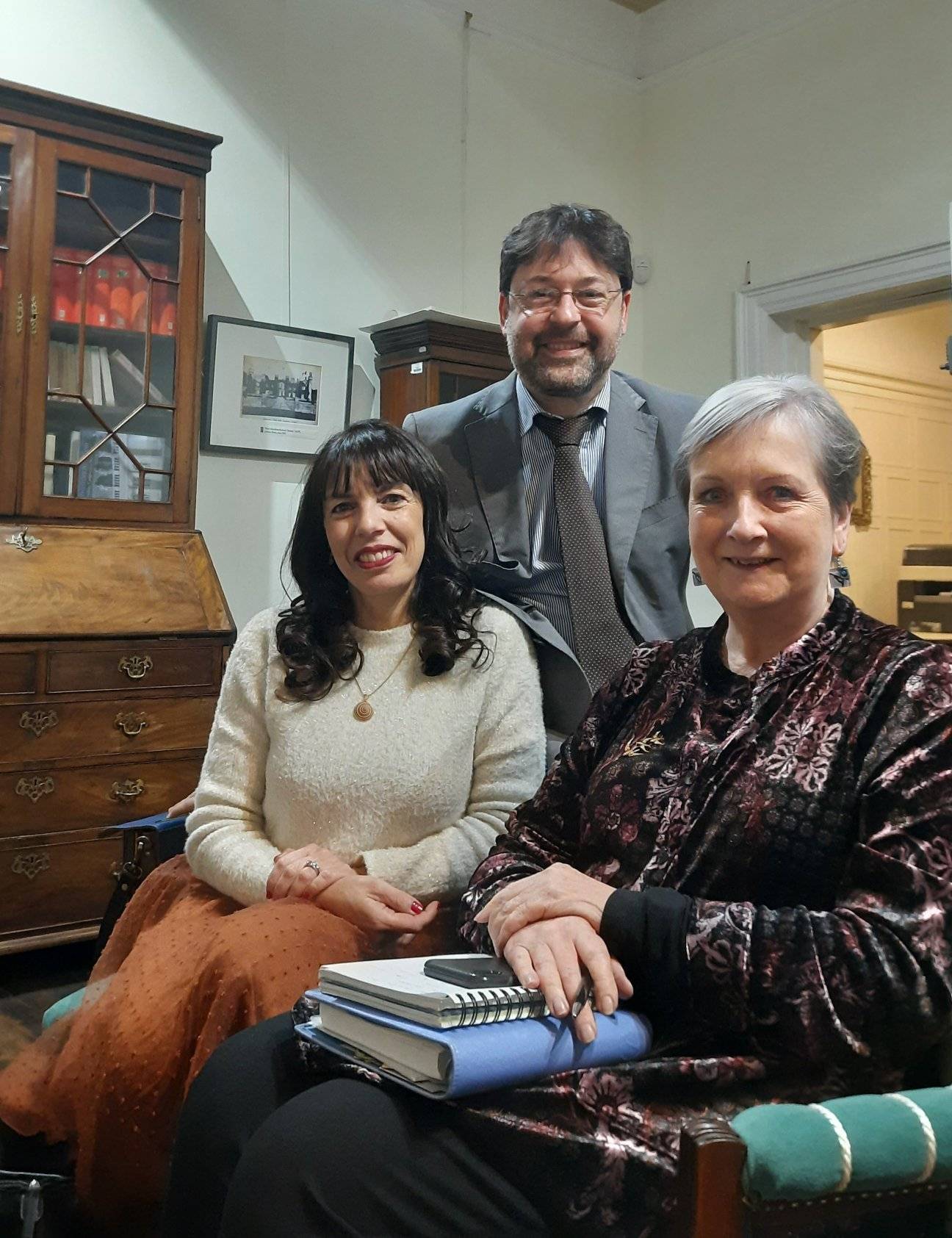 The founders of FIILI: (from left to right) Enrica Ferrara, Marco Gioacchini, Catherine Dunne